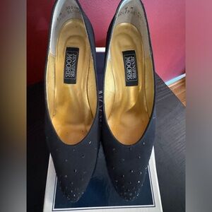 Jennifer Moore Black Sparkled embellishment Heels.